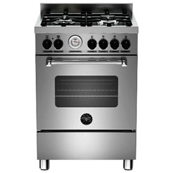 Bertazzoni MAS604MFES Dual Fuel Single Range Cooker Stainless Steel